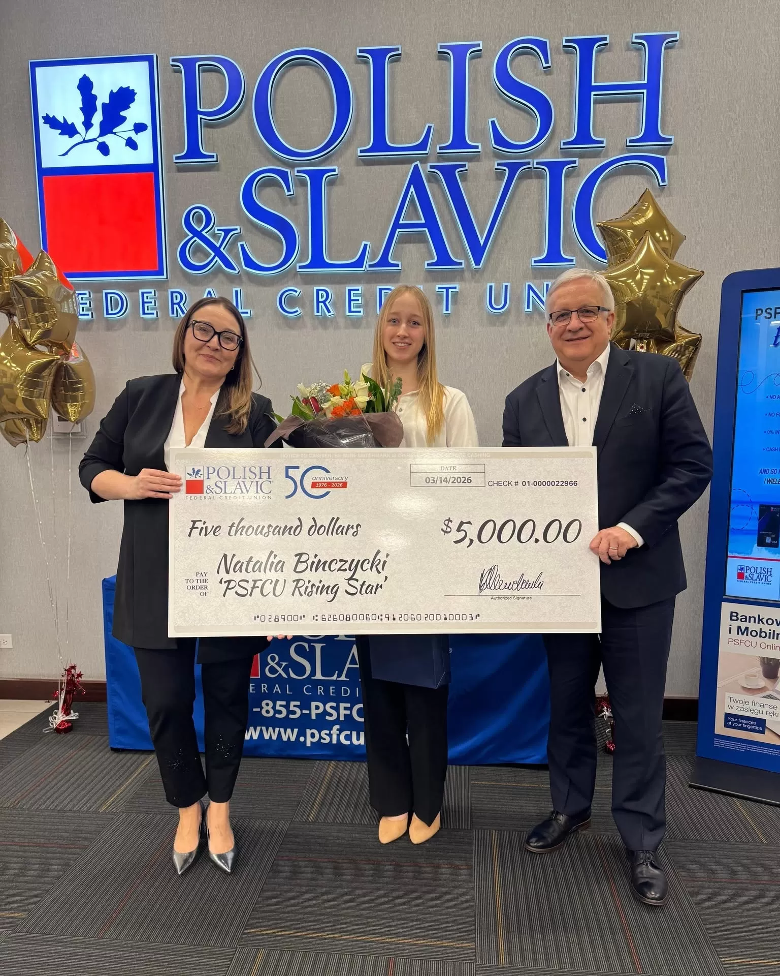 PSFCU Rising Star - Natalia Binczycki