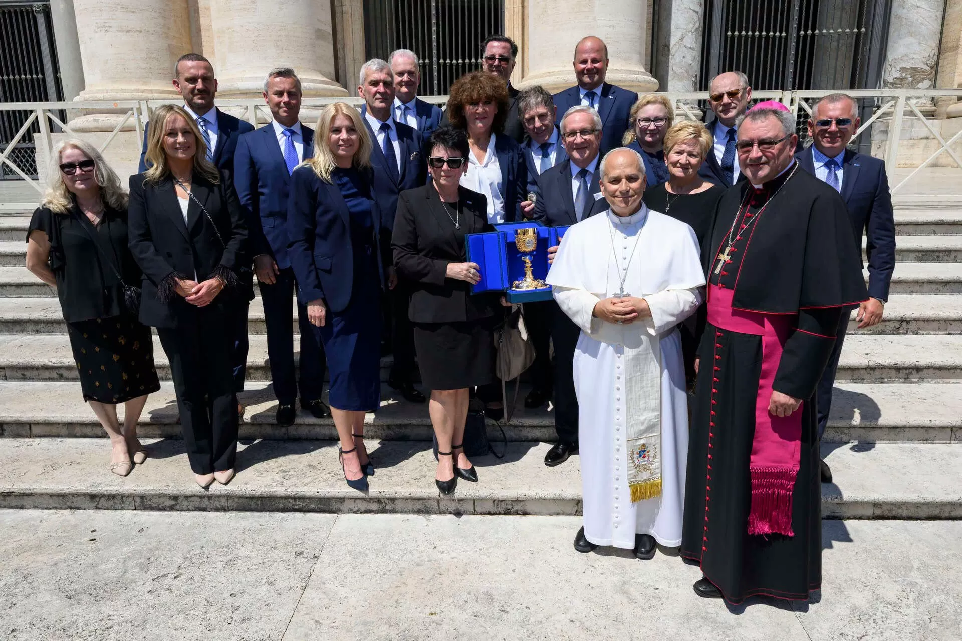 PSFCU Delegation Meets with Pope Leo XIV