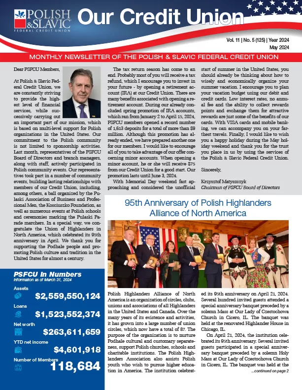 May 2024 PSFCU Newsletter